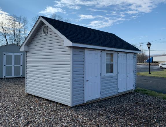 10x16 Cape Style Shed in CT by Pine Creek Structures of Berlin