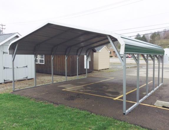 18 x 21 Bow Carport 