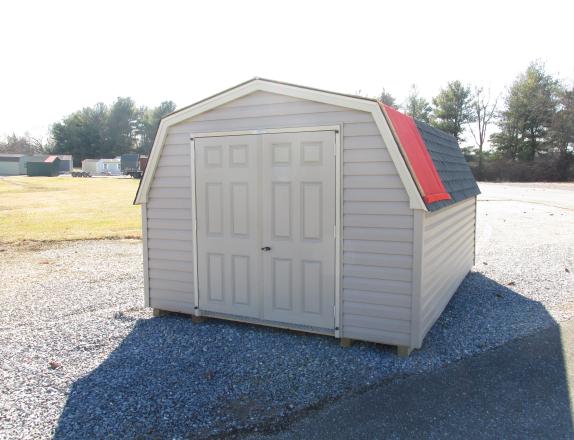 10x14 VINYL MADISON MINI BARN AT PINE CREEK STRUCTURES IN YORK, PA.