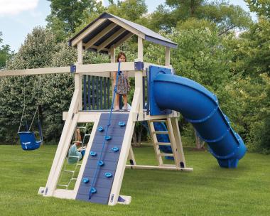 VINYL  SWINGSET AT PINE CREEK STRUCTURES IN YORK,PA.