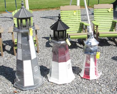 3-4-5 FT. POLY LIGHT HOUSES AT PINE CREEK STRUCTURES IN YORK, PA.