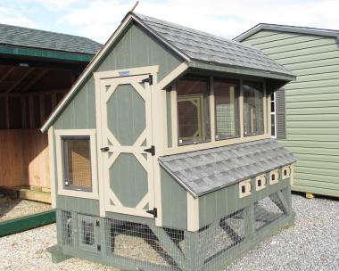 6x8 Chicken Condo at Pine Creek Structures in York, Pa.