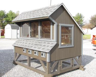 6x8 Chicken Condo at Pine Creek Structures in York, Pa.