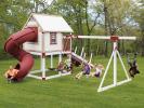 VINYL  SWINGSET AT PINE CREEK STRUCTURES IN YORK,PA.